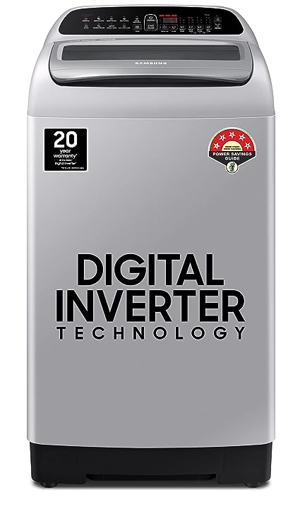 Samsung 7 Kg 5 Star Inverter Fully-Automatic Top Loading Washing Machine (WA70T4262GS/TL, Imperial Silver, Wobble technology) (OPEN BOX) Samsung 7 Kg 5 Star Inverter Fully-Automatic Top Loading Washing Machine (WA70T4262GS/TL, Imperial Silver, Wobble technology) (OPEN BOX)
